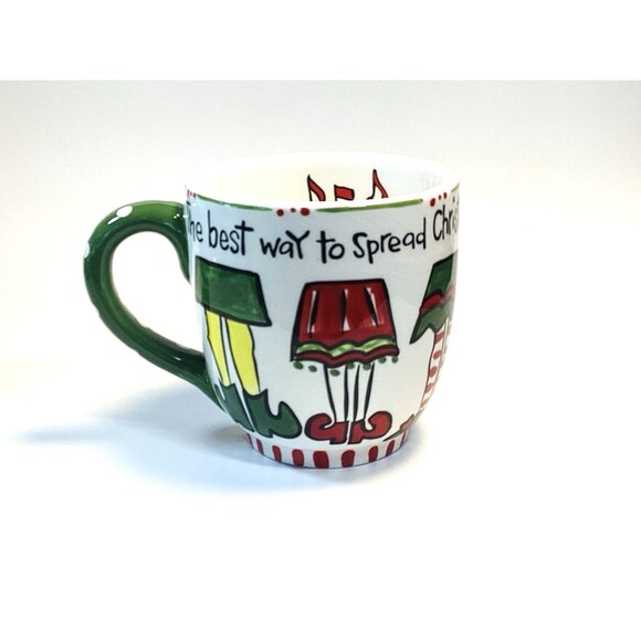 Christmas Coffee Mug Glory Haus The Best Way To Spread Christmas Cheer 4.5” - Picture 4 of 10